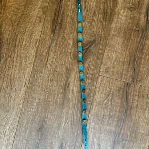 Blue and Gold Wrap bracelet